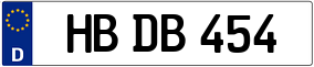 Truck License Plate